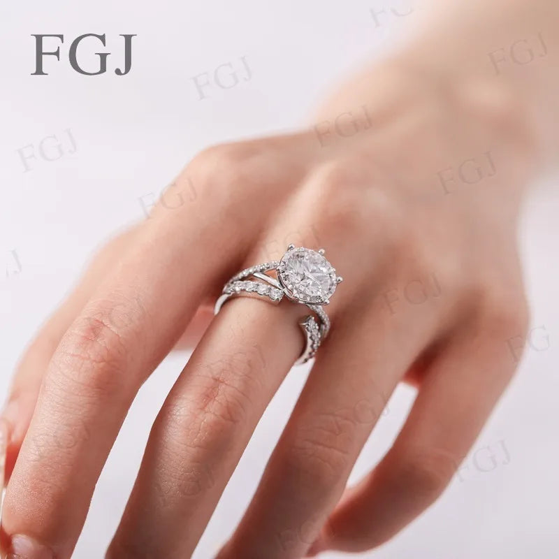 Lab Diamond Ring PT950/10K/14K/18K Gold Dainty Ring Minimalist Promise Ring For Women Wedding Engagement Luxury Jewelry