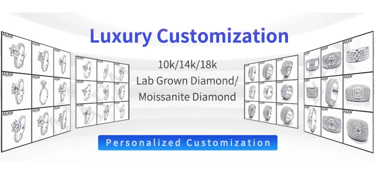 10k White Gold Pear Cut & Round Cut total 6.8ctw DEF VS Lab Grown Diamond Main stone 1CT(IGI) Laxury Jewelry For Lady