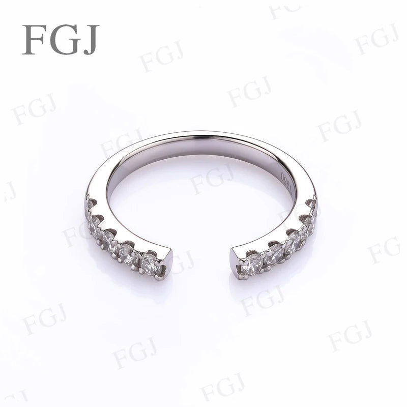 Lab Diamond Ring PT950/10K/14K/18K Gold Dainty Ring Minimalist Promise Ring For Women Wedding Engagement Luxury Jewelry